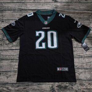 NFL Mitchell & Ness Brian Dawkins Black Philadelphia Eagles #20 Jersey